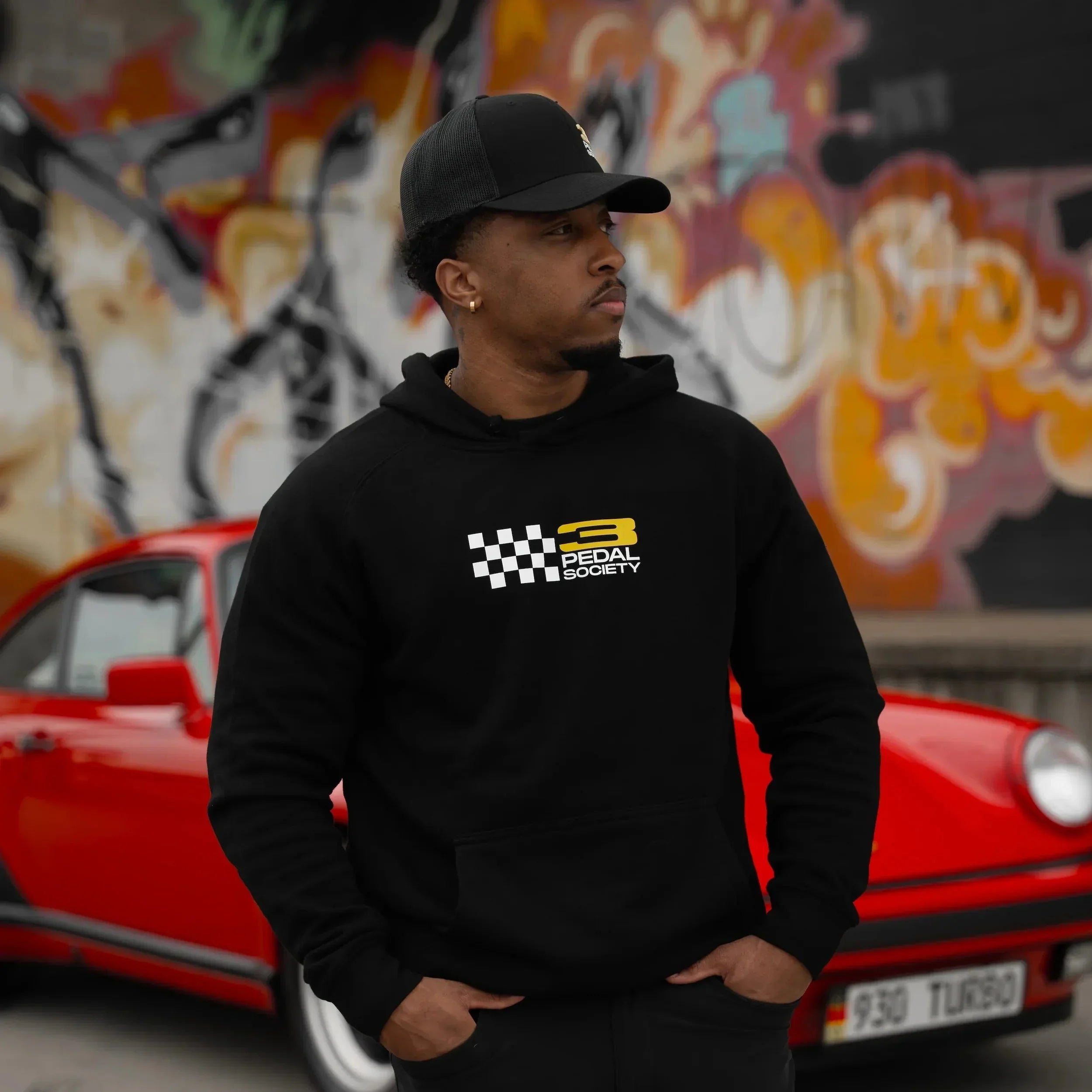standing pedals hoodie 3 Pedal Society Hoodie | Sweatshirts for Car Enthusiasts