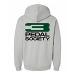 3 Pedal Society Hoodie Smoke – Back