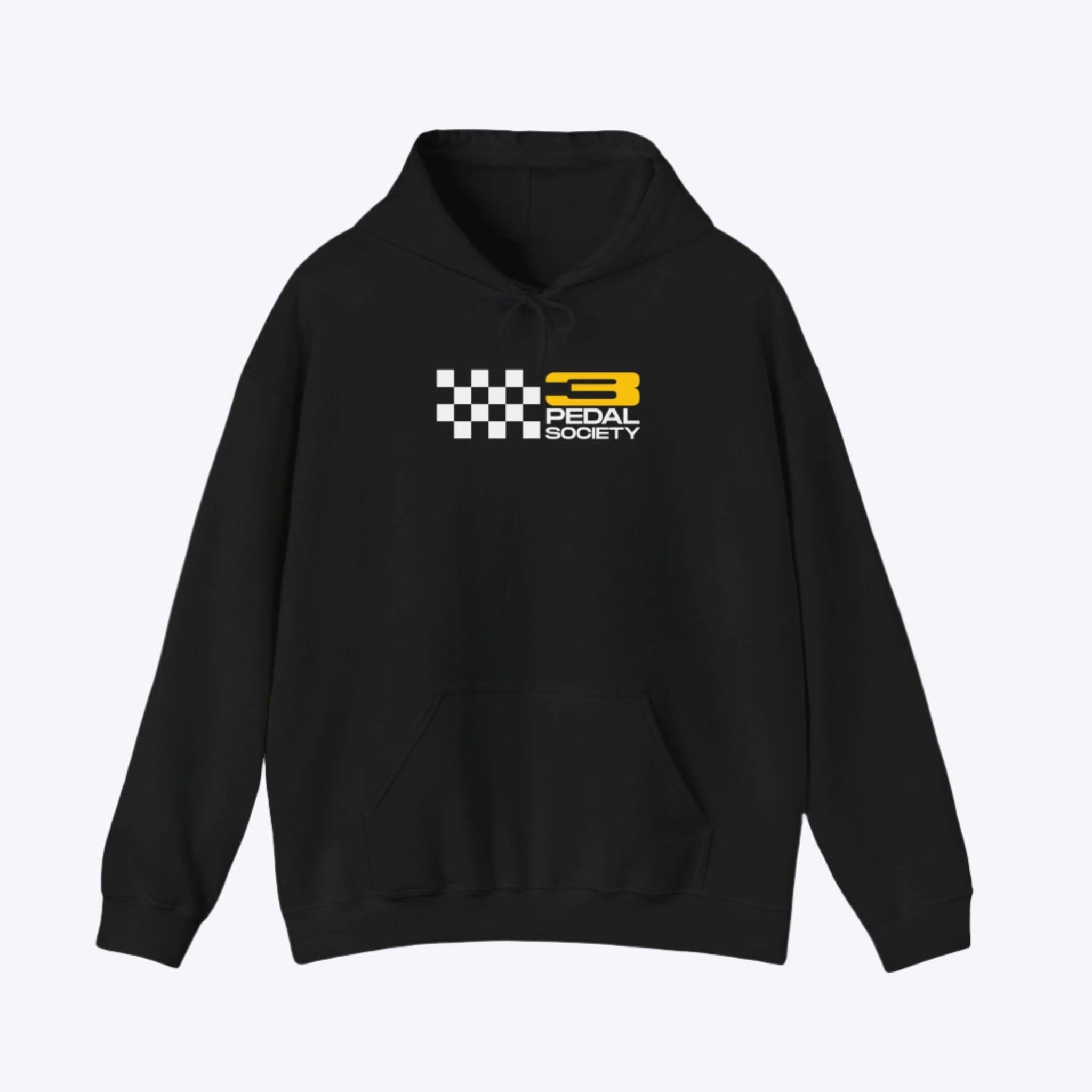 standing pedals hoodie 3 Pedal Society Hoodie | Sweatshirts for Car Enthusiasts