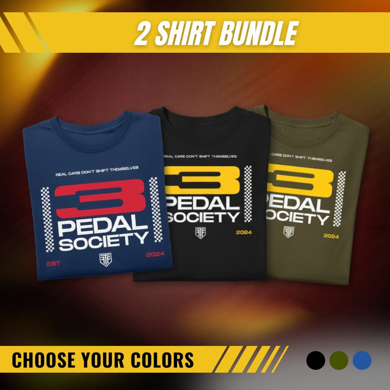 3 Pedal Society Shirt Bundle